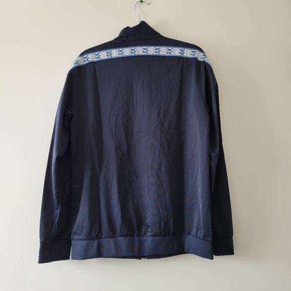 Armani exchange logo tape track jacket Navy nwt M - Picture 7 of 7